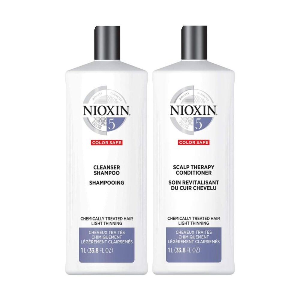 Nioxin System 5 Cleanser & Scalp Therapy Conditioner 33.8oz/1L